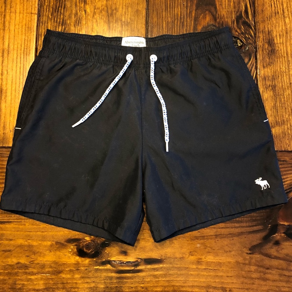 Abercrombie & Fitch Navy Swimming Trunks